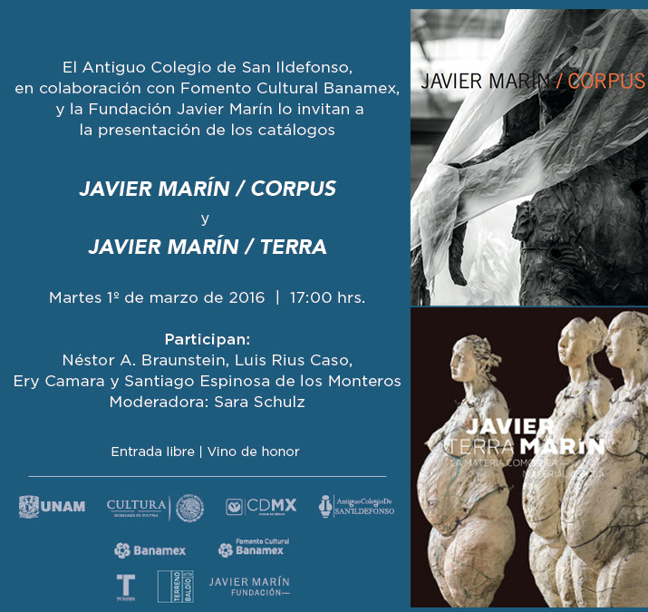 Presentación de los catálogos Javier Marín / Corpus y Javier Marín / Terra: